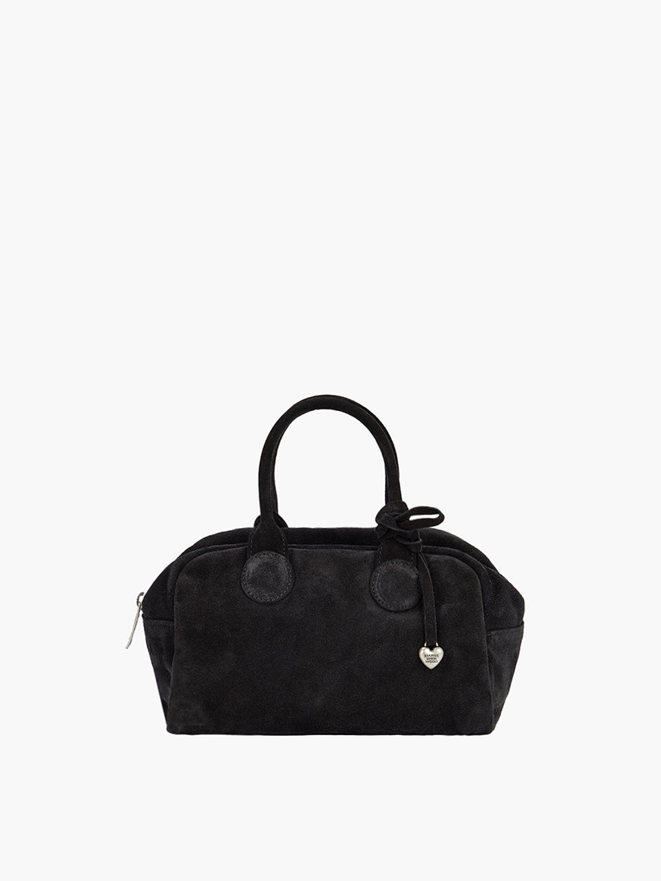 Margesherwood Heart Charm black suede
