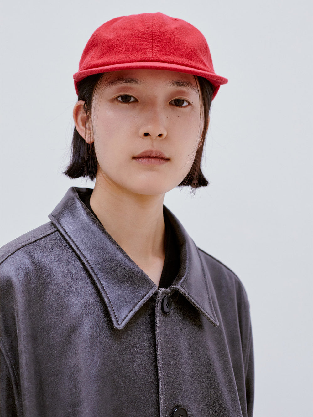 [Low Classic] Moleskin Cap_Red