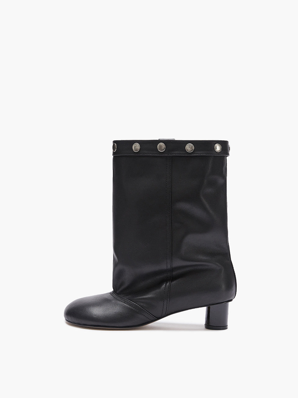 Margesherwood Snap Middle Leather Boots black