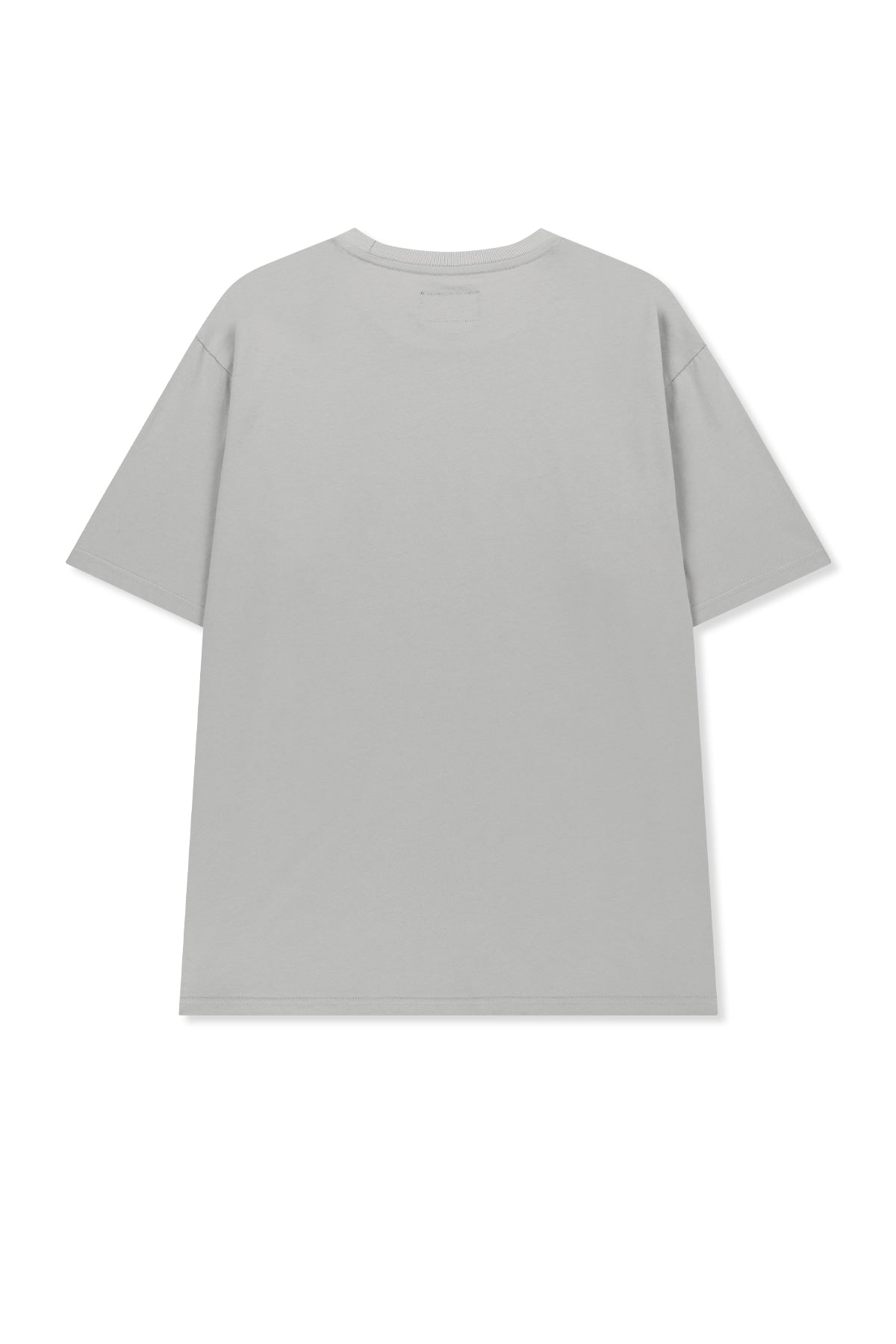 Matinkim Applique Felt Logo Top For Men IN Grey