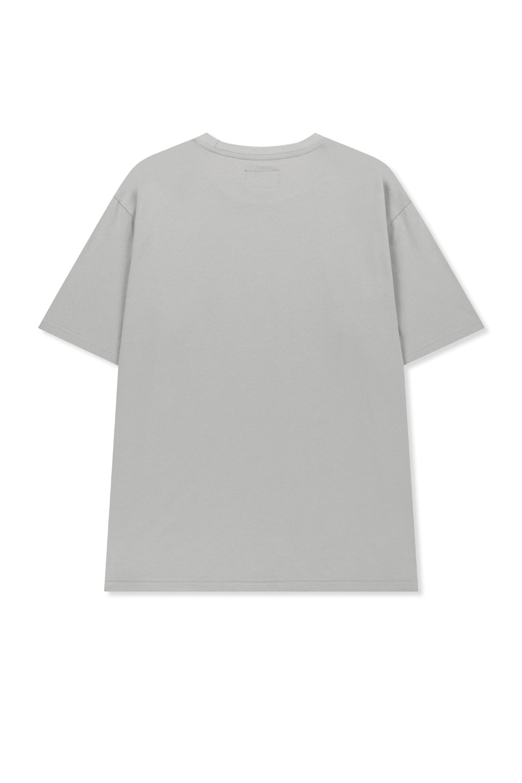 Matinkim Applique Felt Logo Top For Men IN Grey