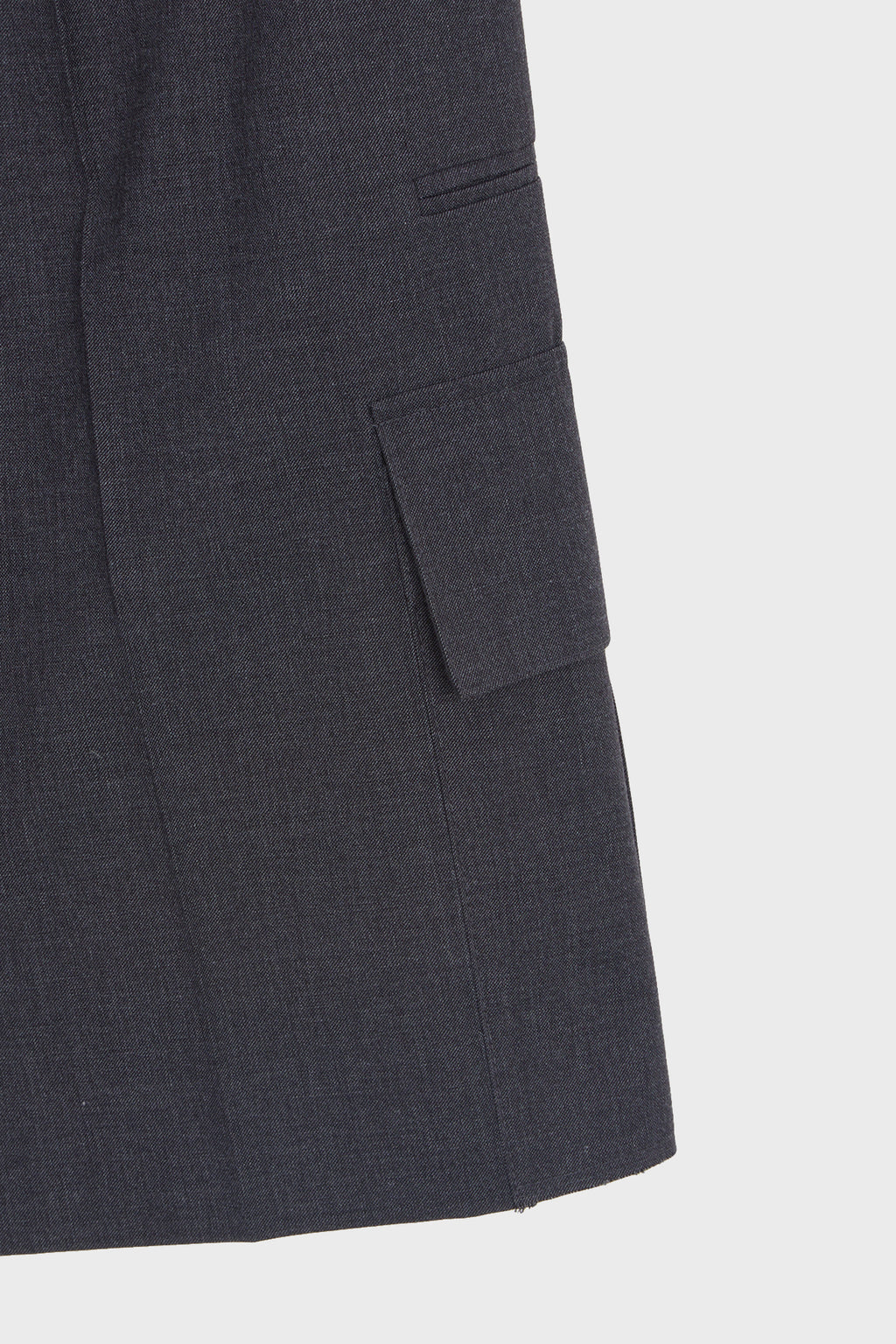 [matinkim] Cargo Detail Bermuda Pants IN Charcoal