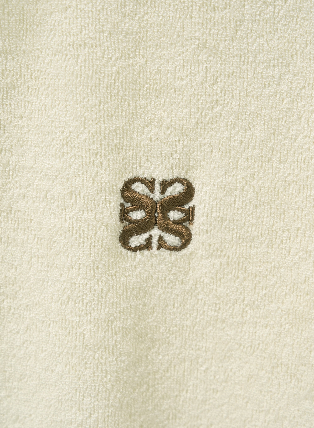 [satur] (W) Lawton Terry Pique Polo T-Shirt - Cream