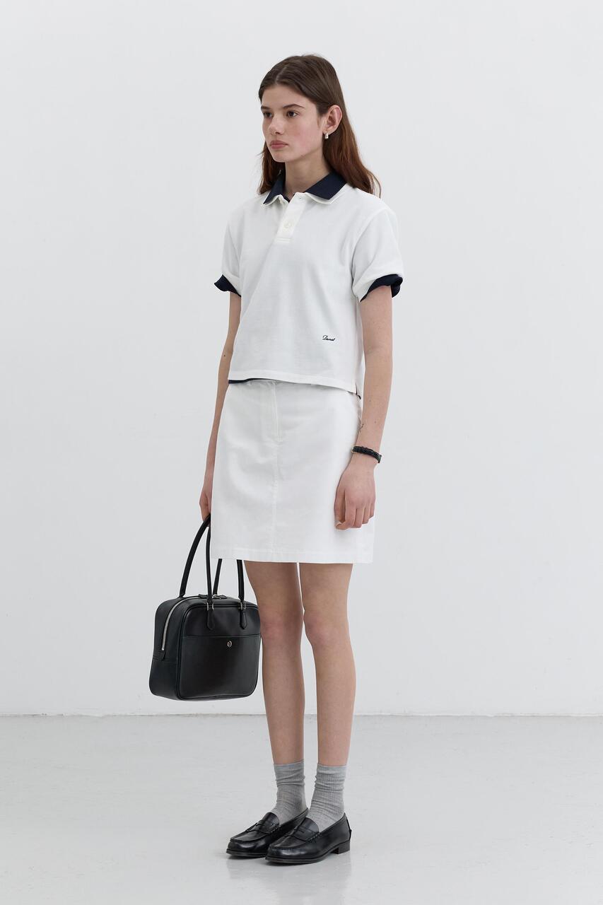 Dunst Essential Polo Shirt Off White