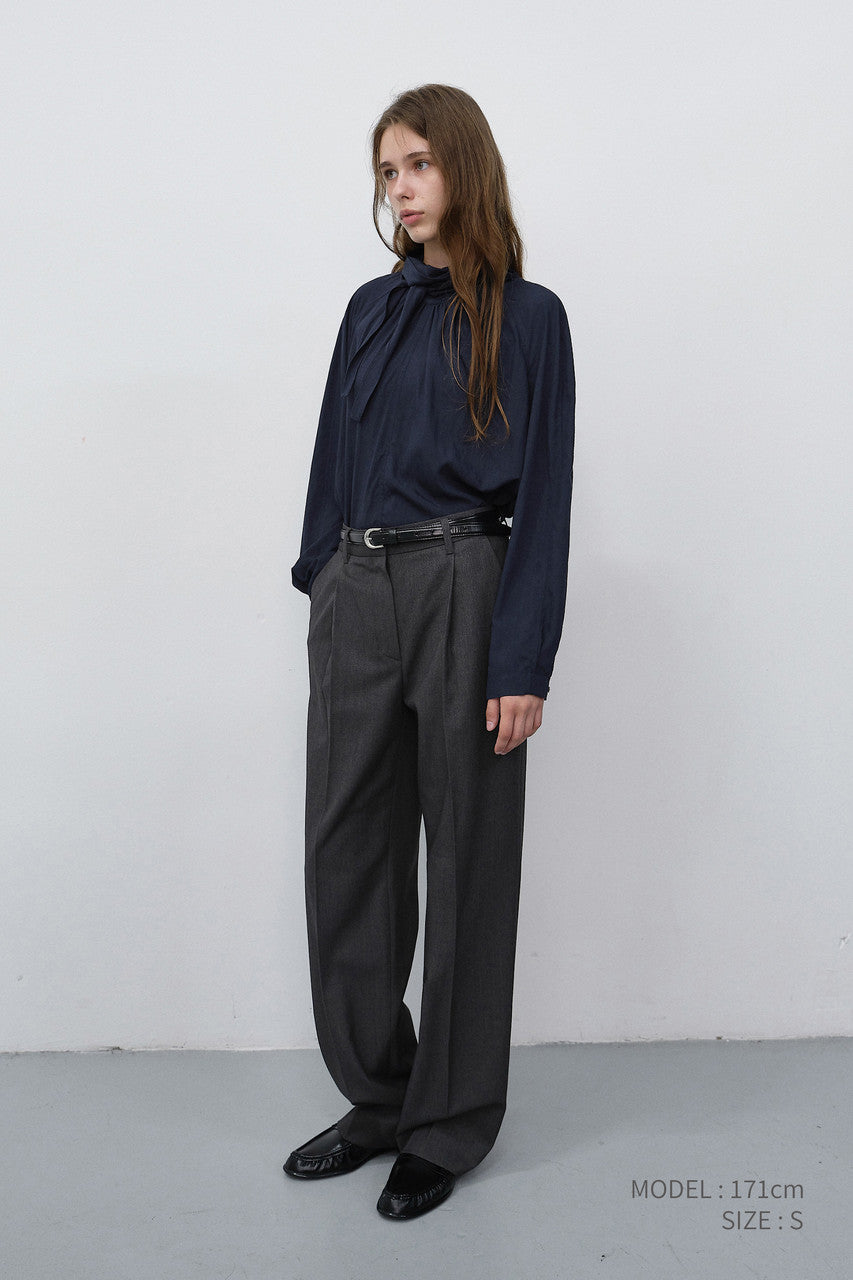 Dunst Tie Blouse Navy
