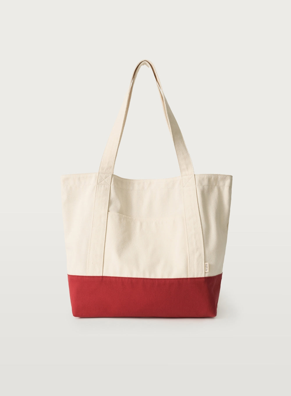 [satur] Classic Reversible Shoulder Bag - Red