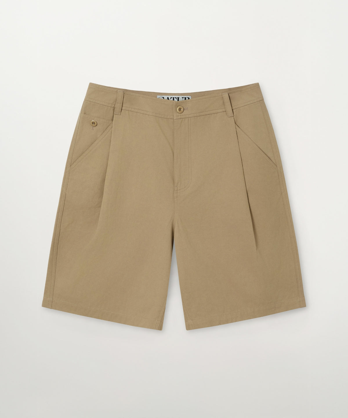 Satur Pocket Cotton Chino Shorts - Beige