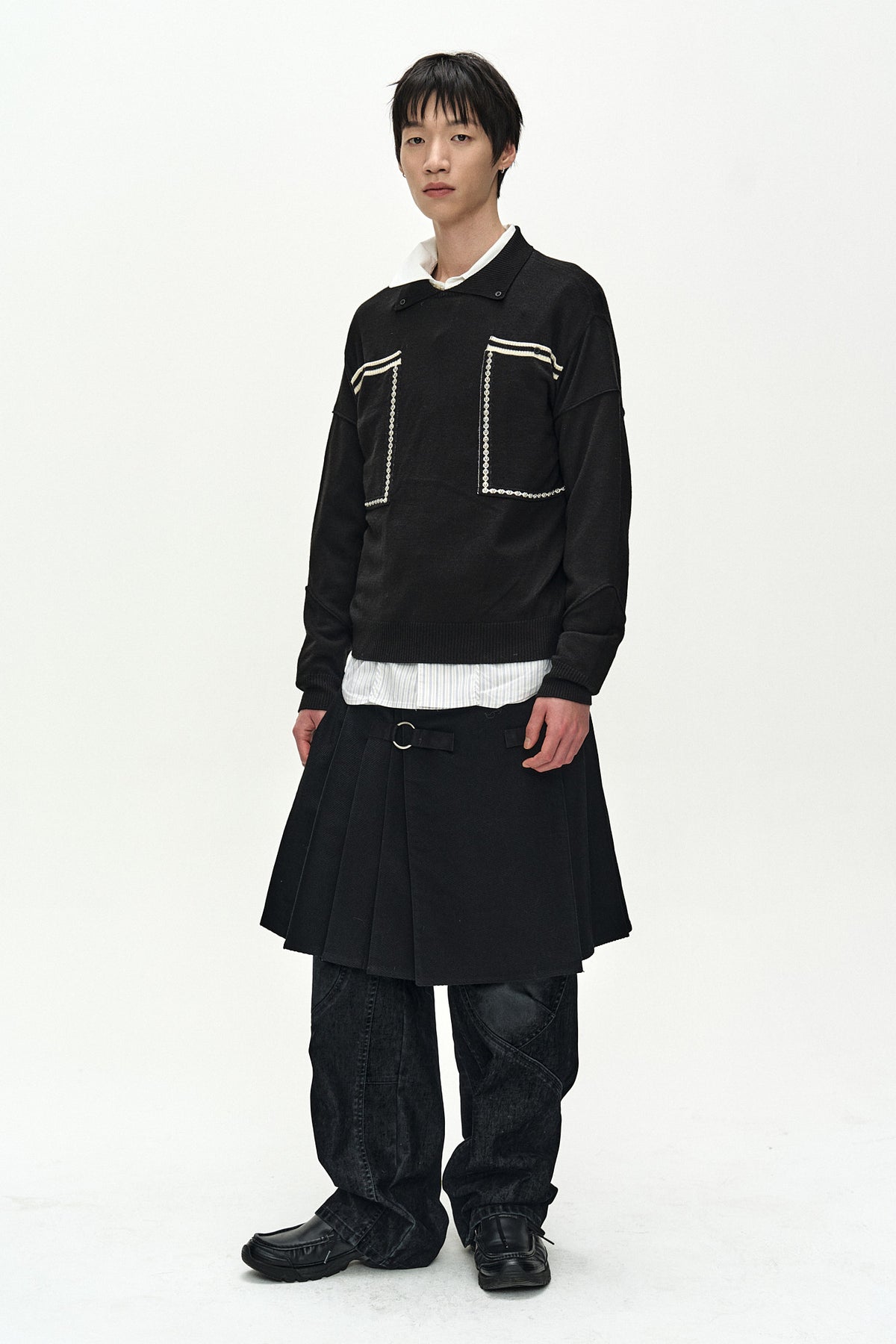 Andersson Bell Big Pocket Polo Sweater