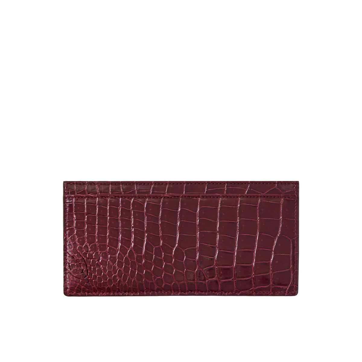 Vunque Ecllat Perfec Slim Card Long Wallet Burgundy
