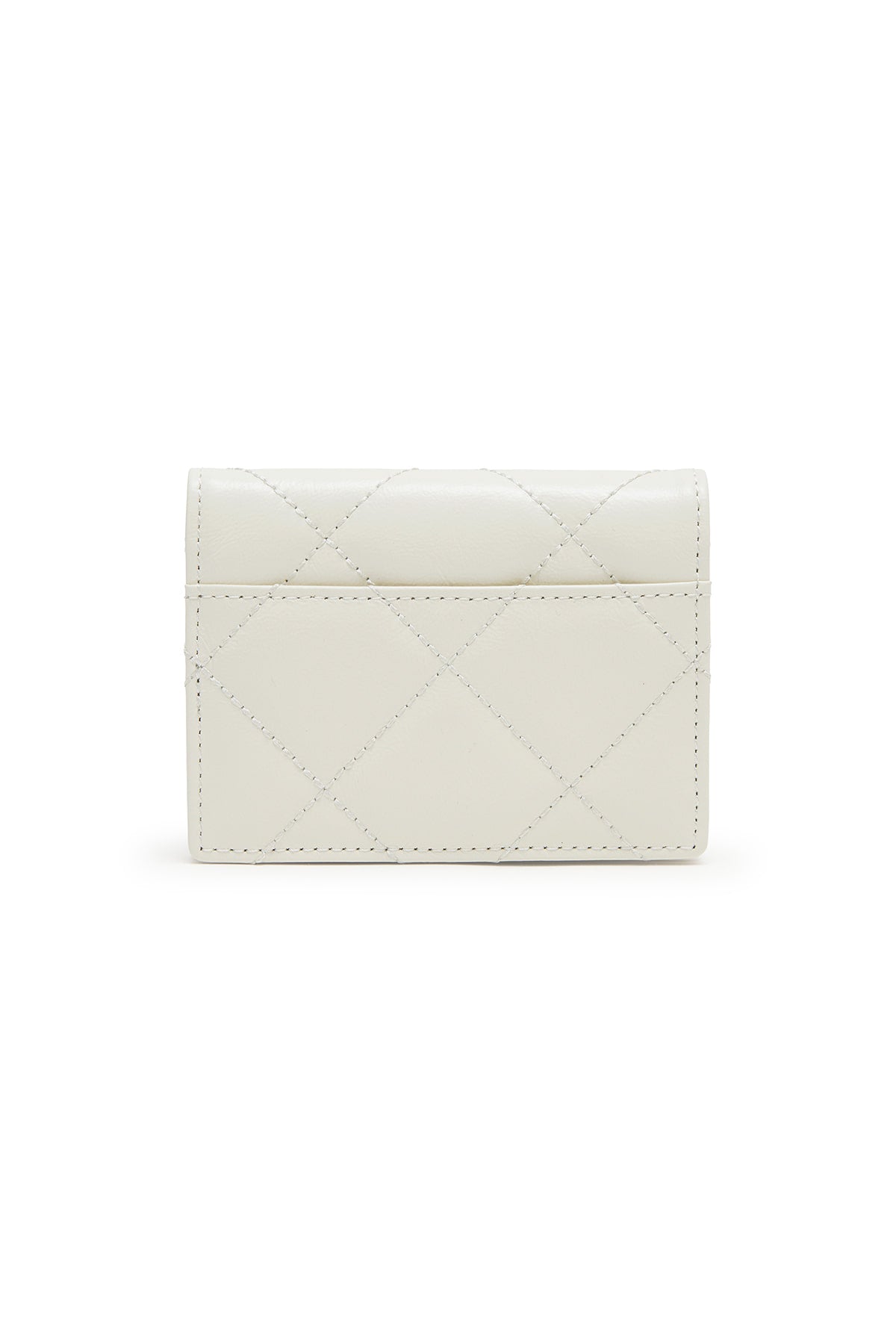 Matinkim Puff Quilt Wallet IN Ivory