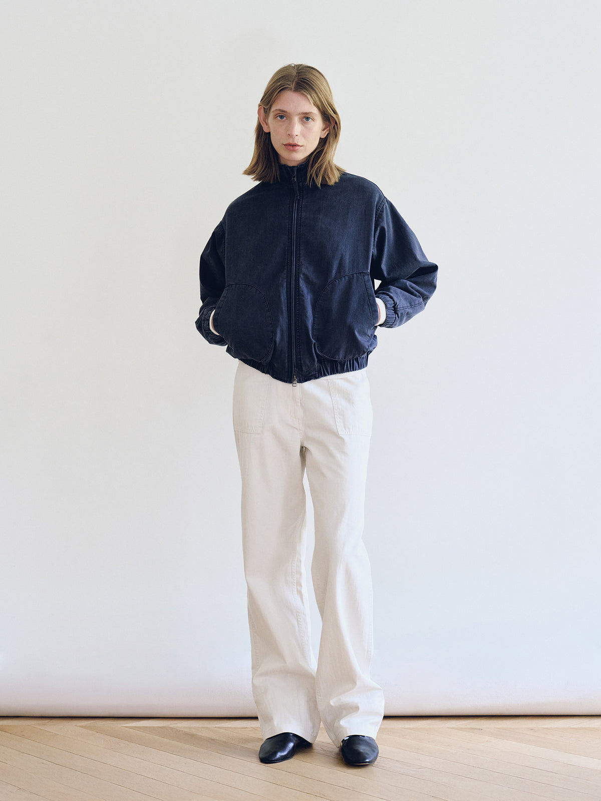 Nothing Written Meadow Washed Cotton Pants (Ivory)