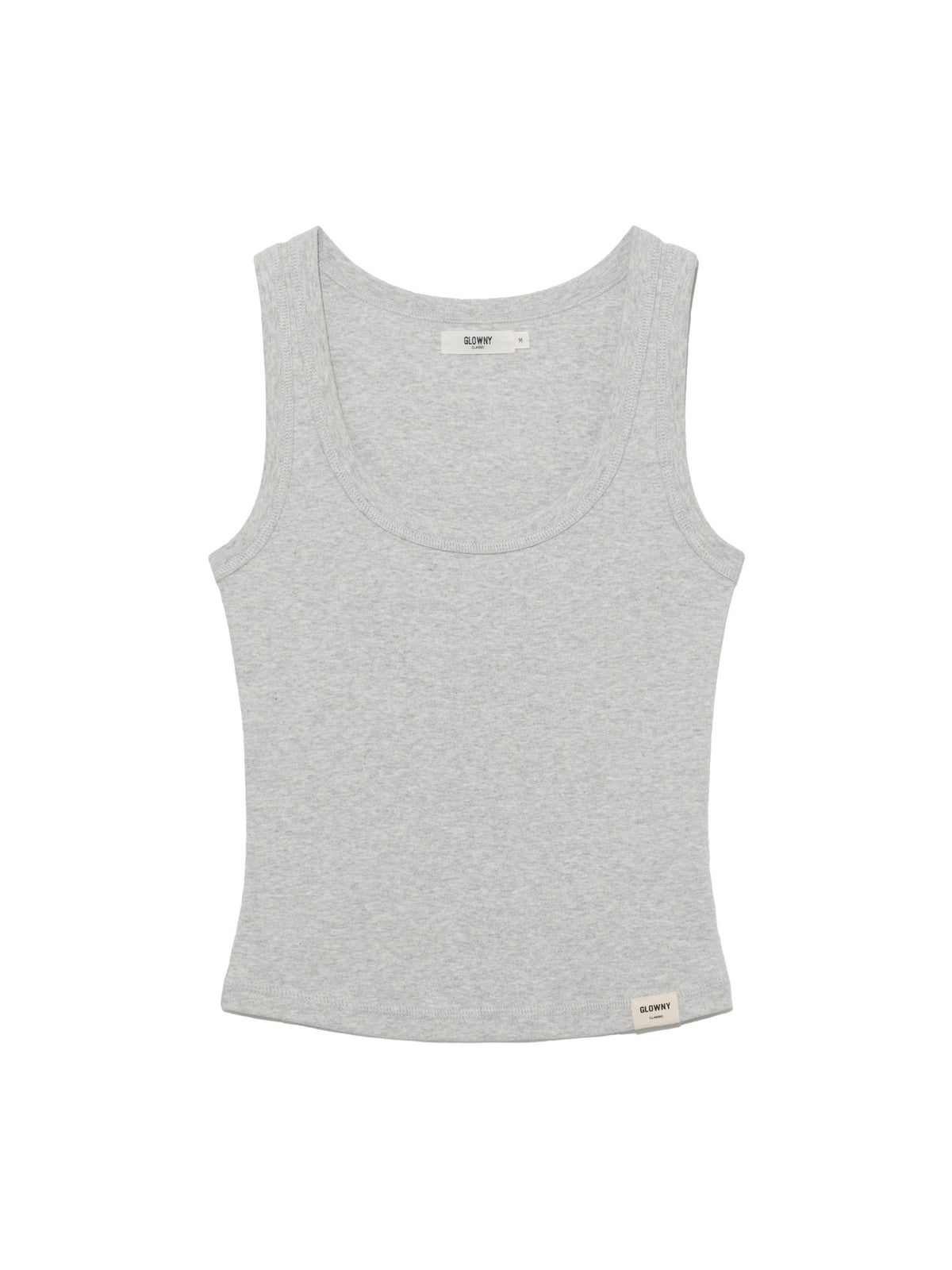 GLOWNY G Classic Scoop Neck Sleeveless (Melange Gray)