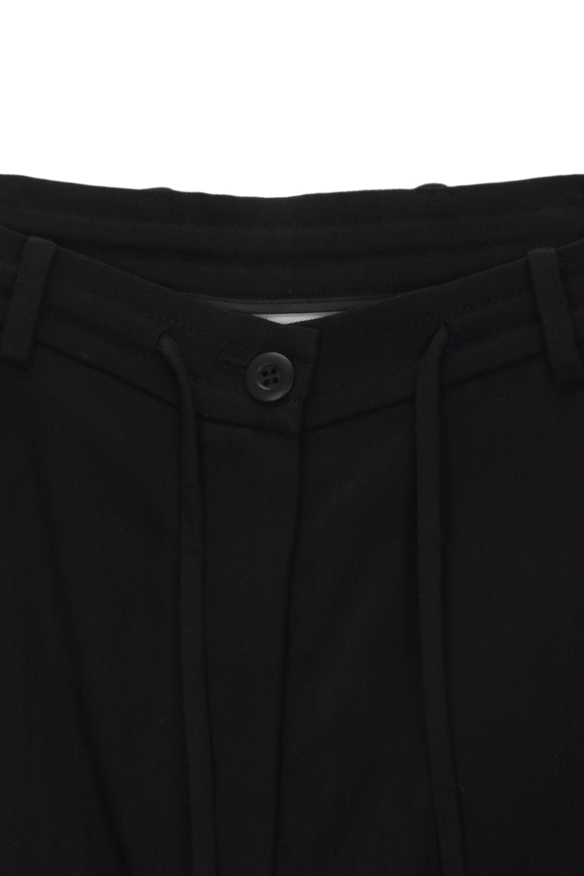 Matinkim Rayon String Cargo Pants IN Black