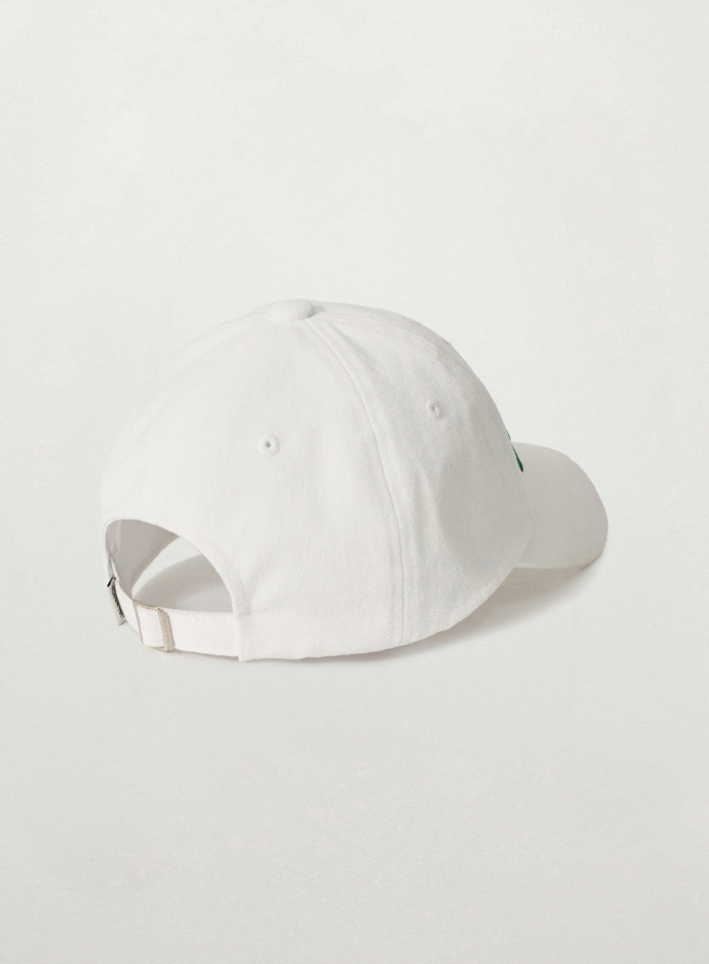 Satur Vintage Casual Volume Embroidery Ball Cap - White