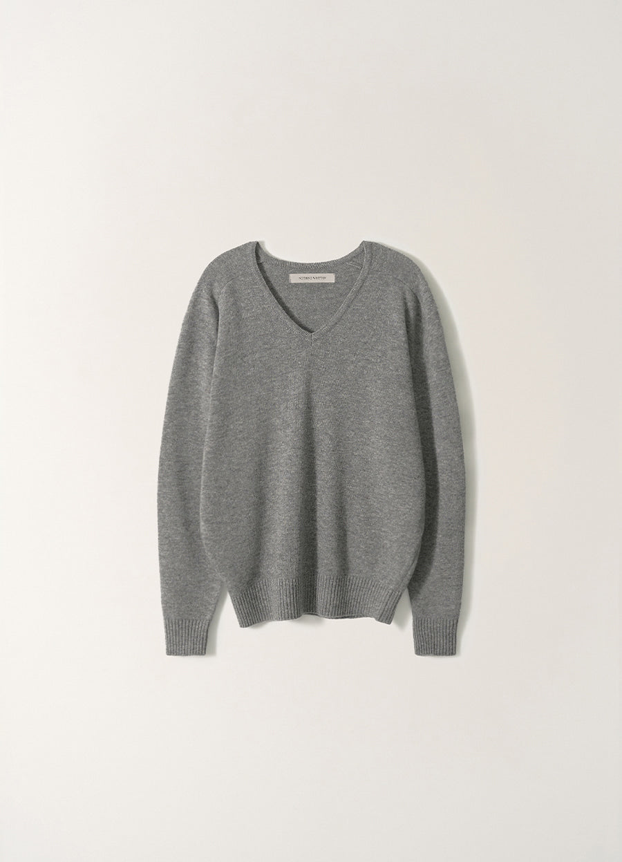 Nothing Written Carna v-neck pullover (Gray)