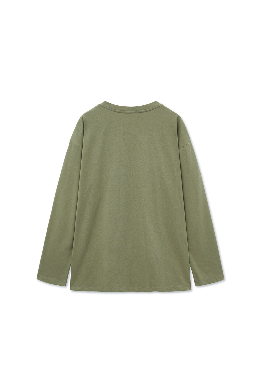 [matinkim] TUCK POINT LONG SLEEVE TOP FOR MEN IN LIGHT KHAKI