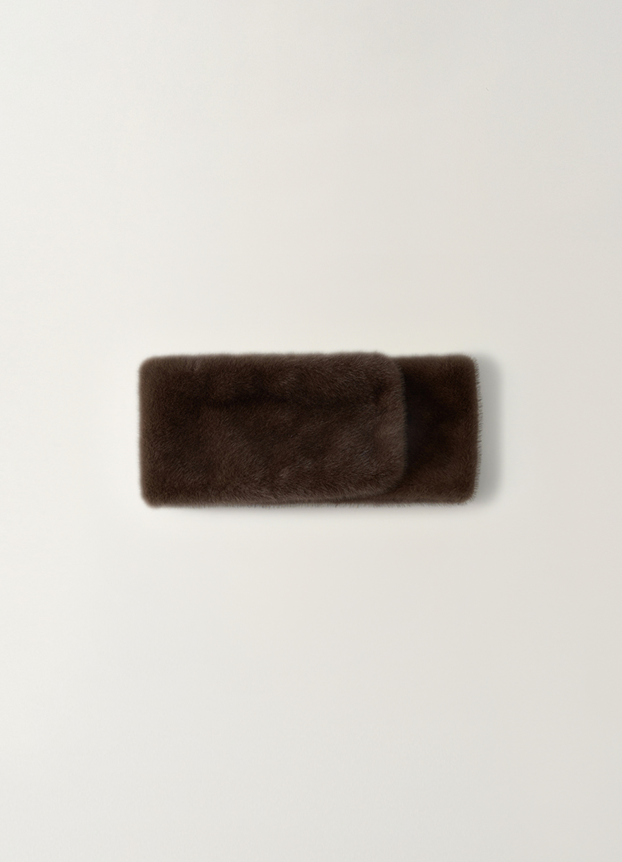 Nothing Written Moi fur scarf (Brown)
