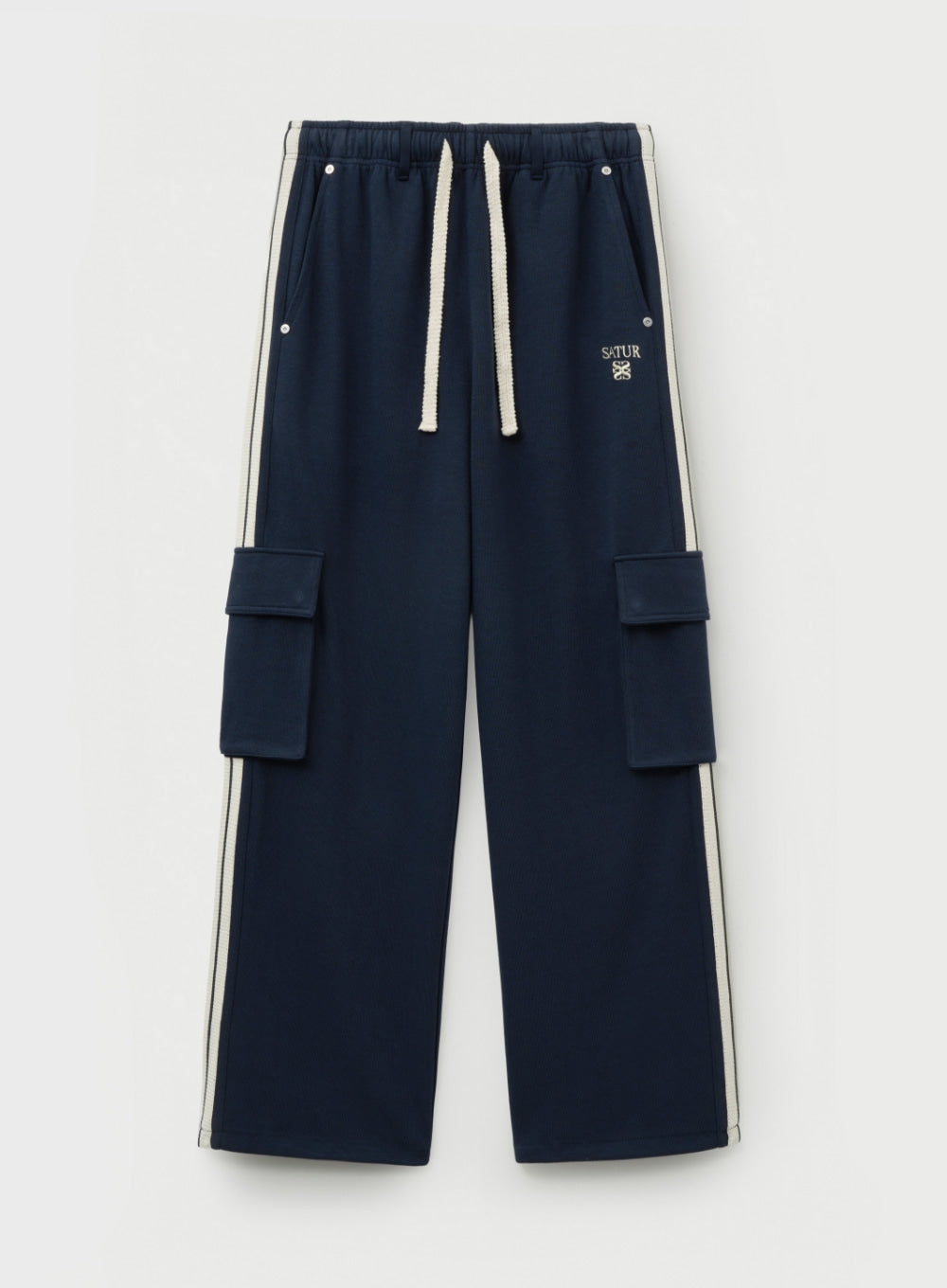 [satur] Lawton Cargo Track Pants - Navy