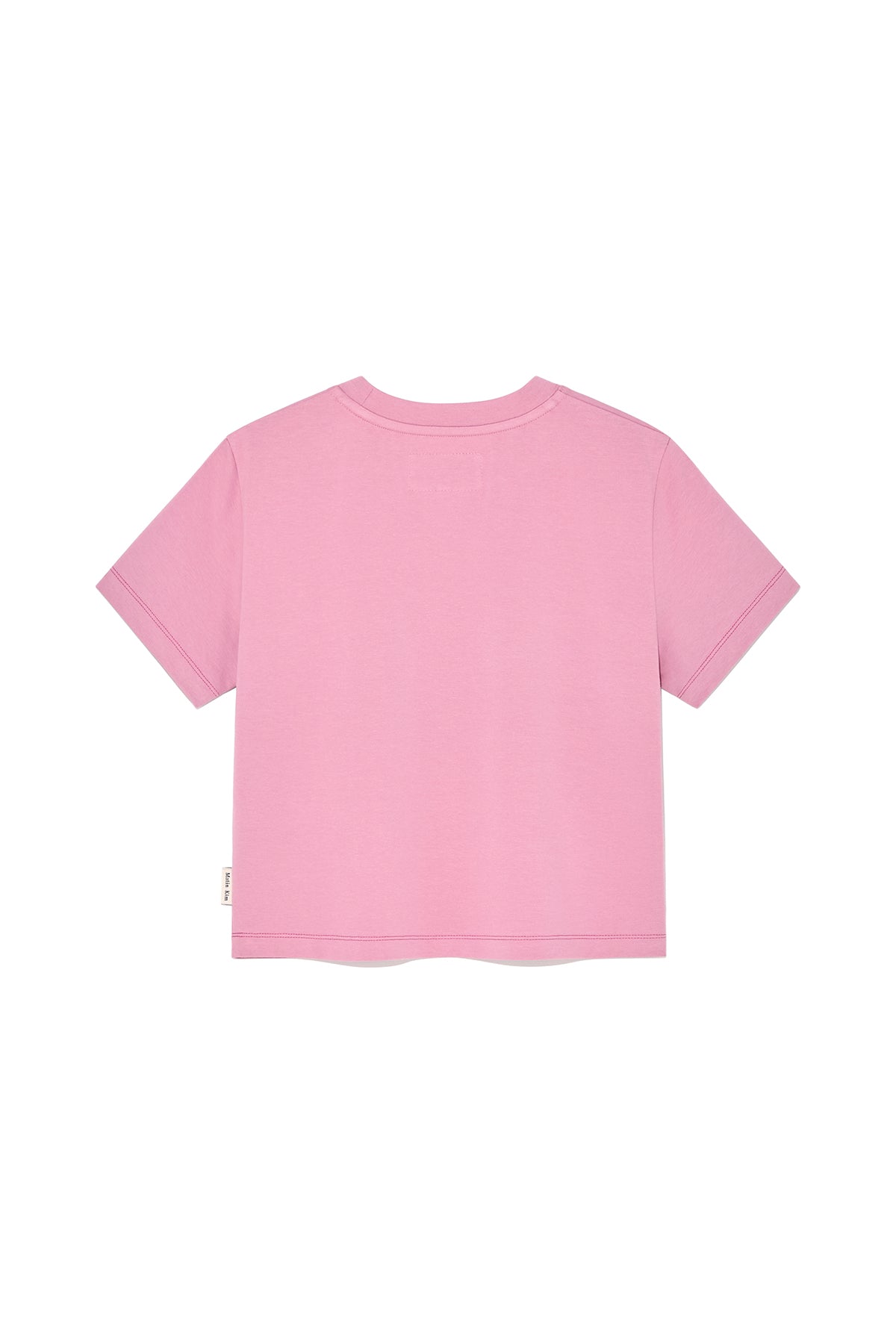 [matinkim] COLOR NAME PRINTING TOP IN PINK