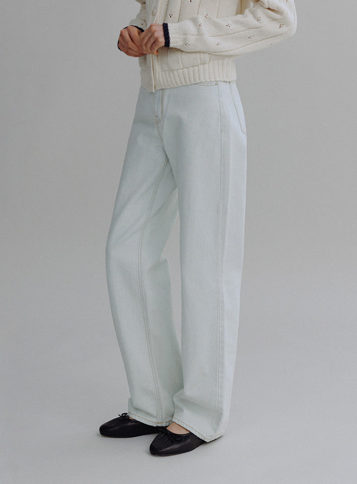 Mango Maniplease Ruby Jeans Light Blue