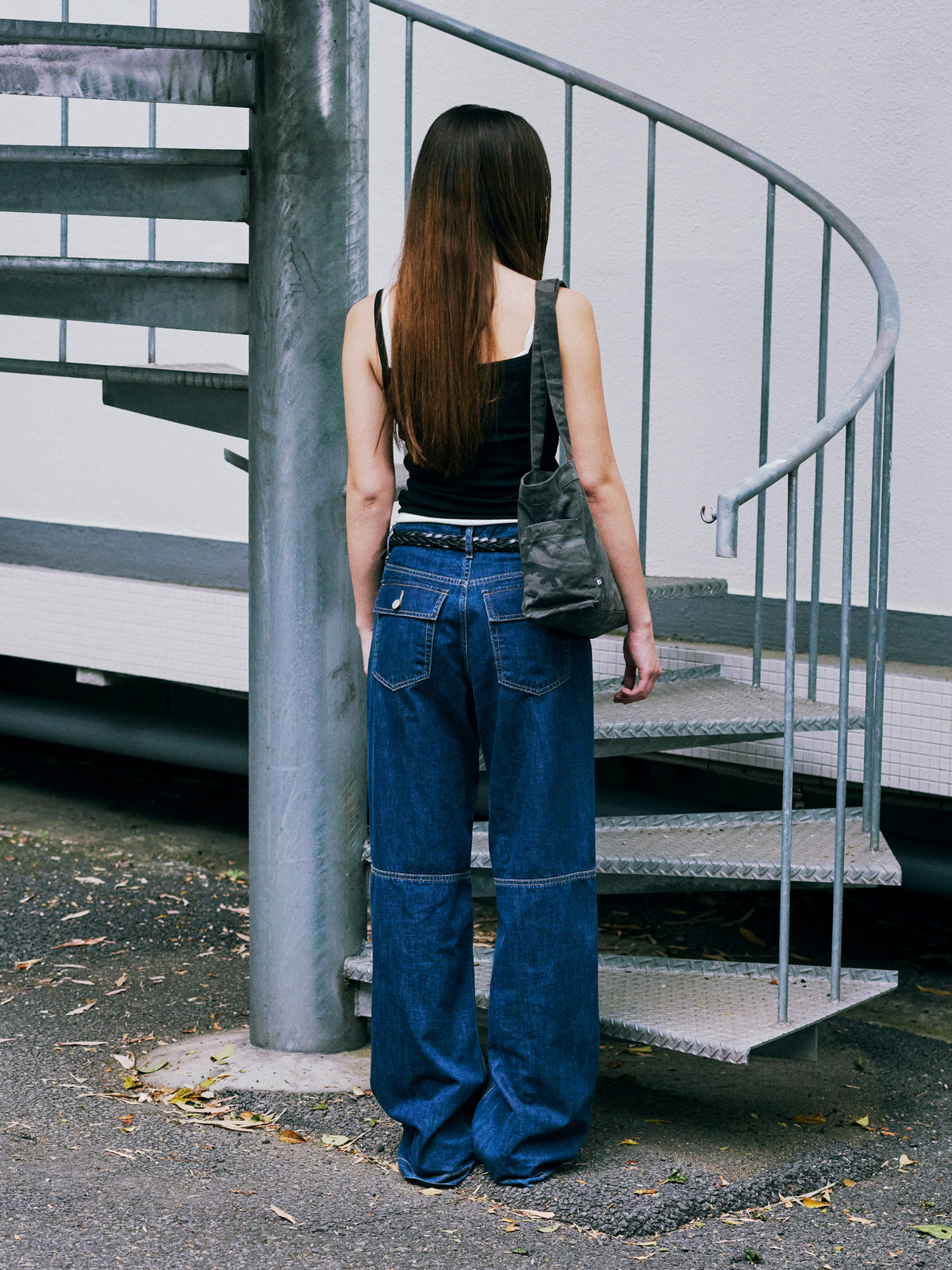 Low Classic Airy Loose-Fit Jeans Blue