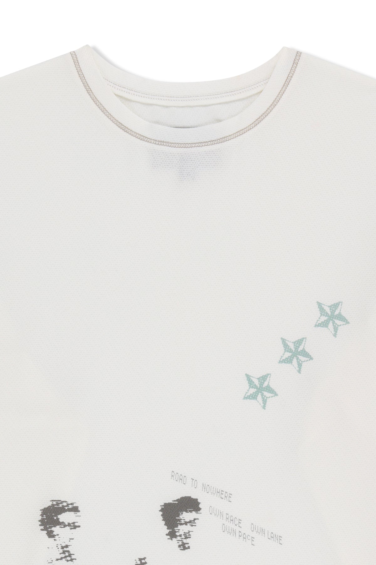 Matinkim Matin Pace Graffiti Covered Top IN Ivory