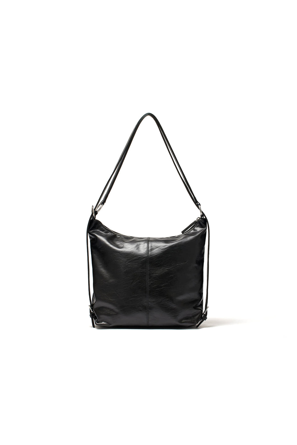 [matinkim] DOUBLE POCKET TWO WAY BAG IN BLACK