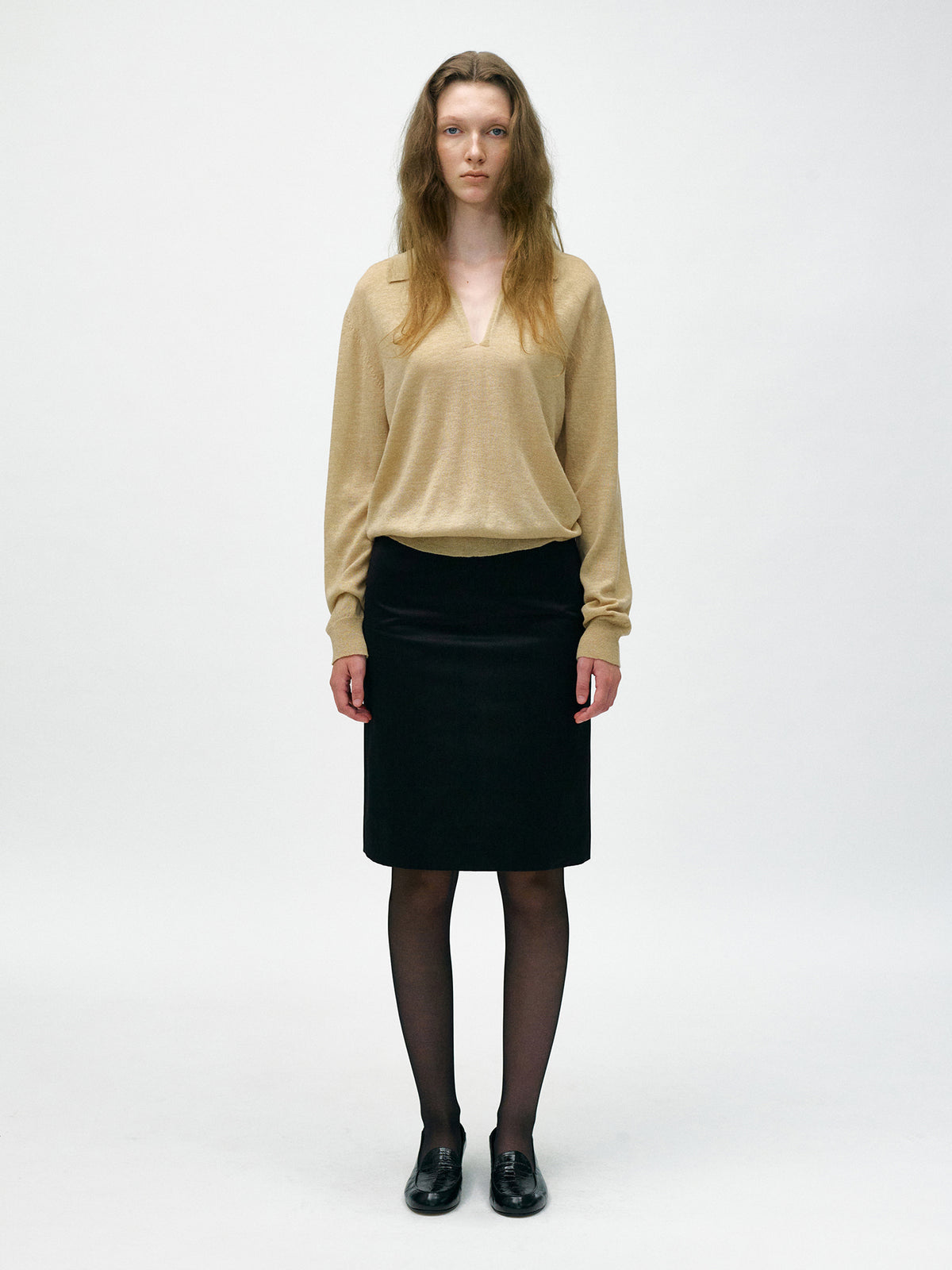Nothing Written Vera collar knit (Camel)