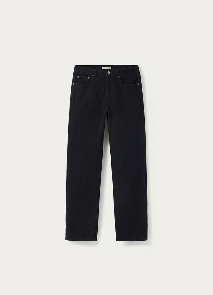 Nothing Written Nils straight jeans (Black, M)