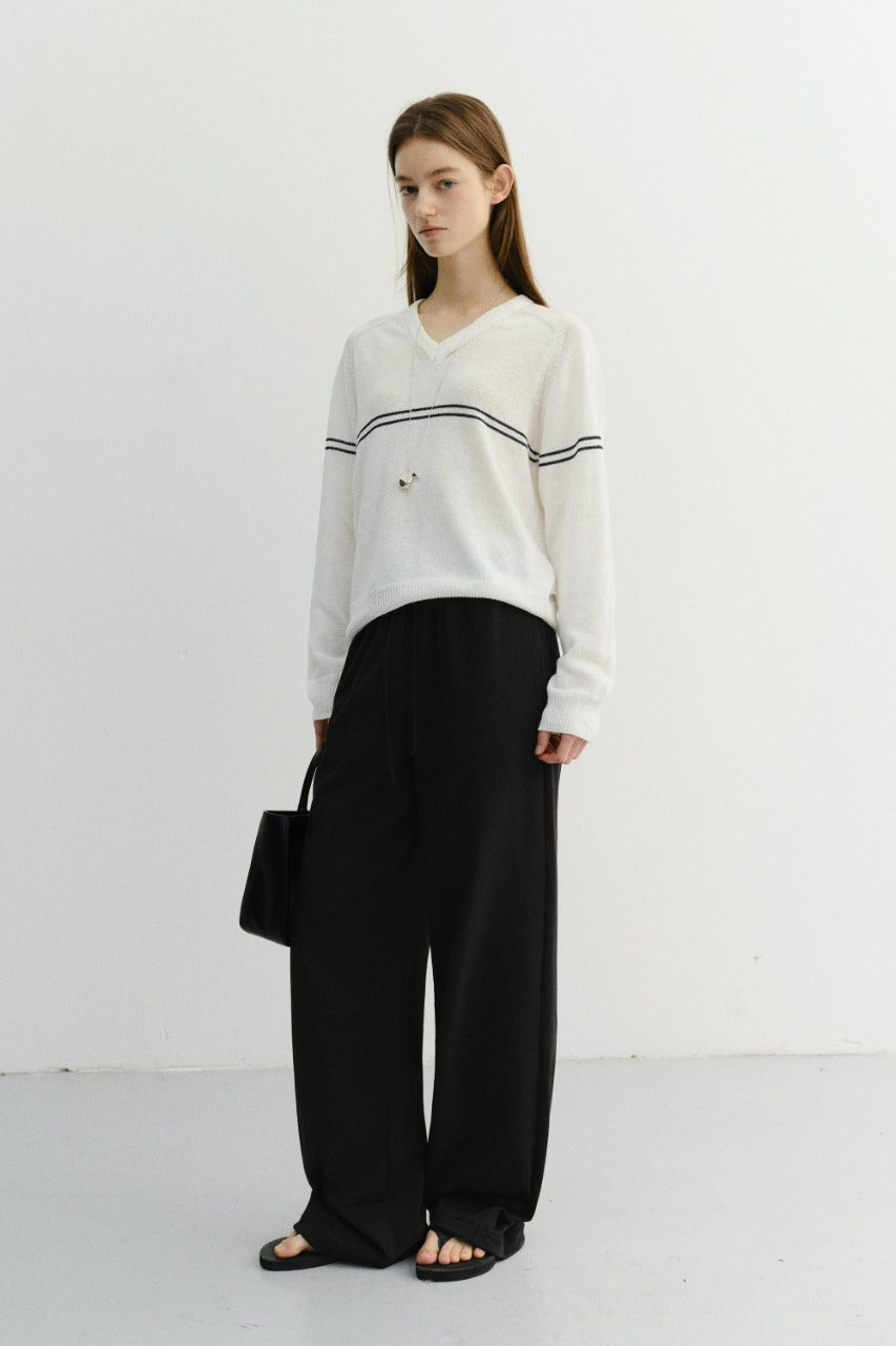Dunst Summer Wide Jogger Pants Black