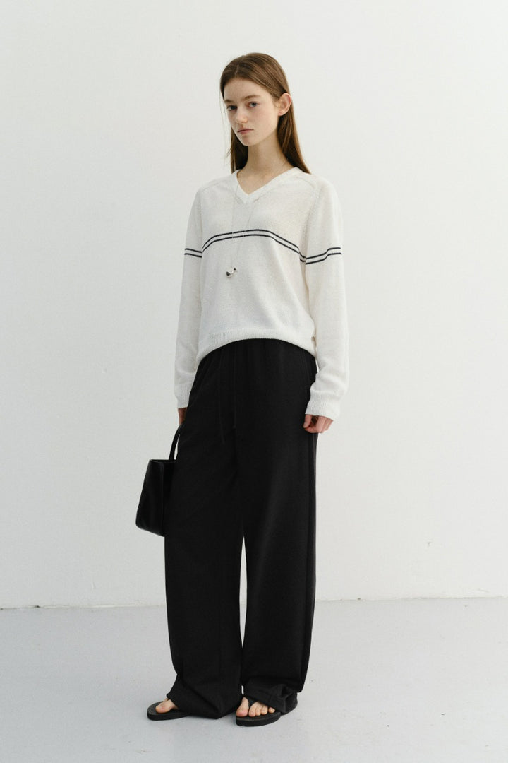 Dunst Summer Wide Jogger Pants Black