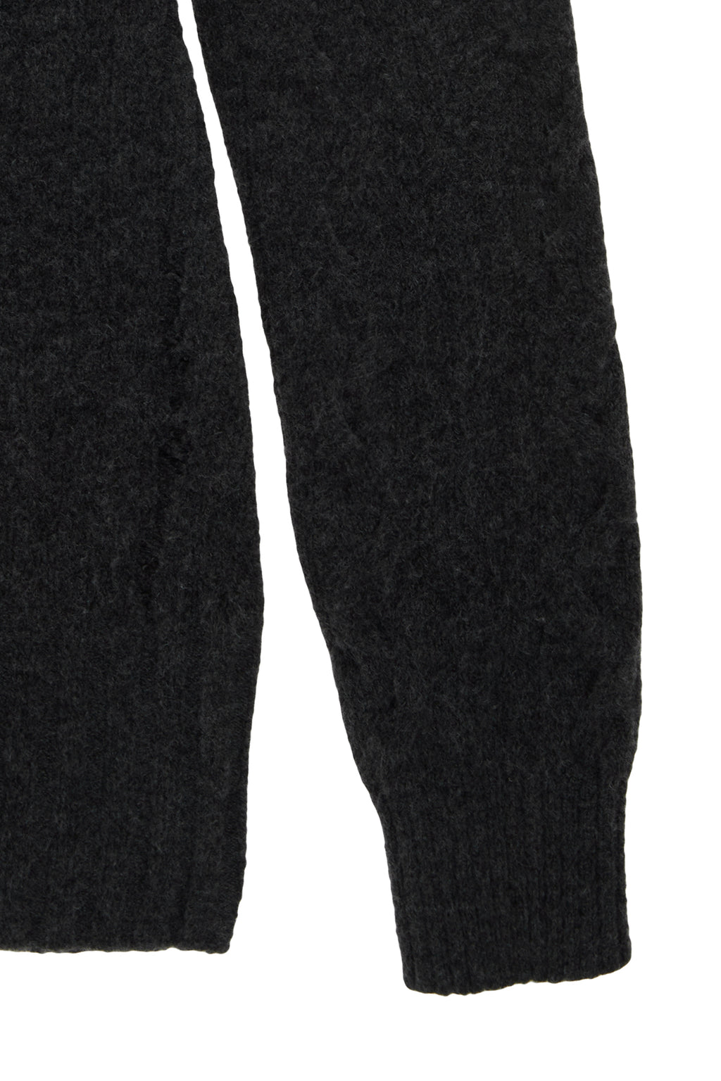 Matinkim Damage Point Cable Knit Dress IN Charcoal