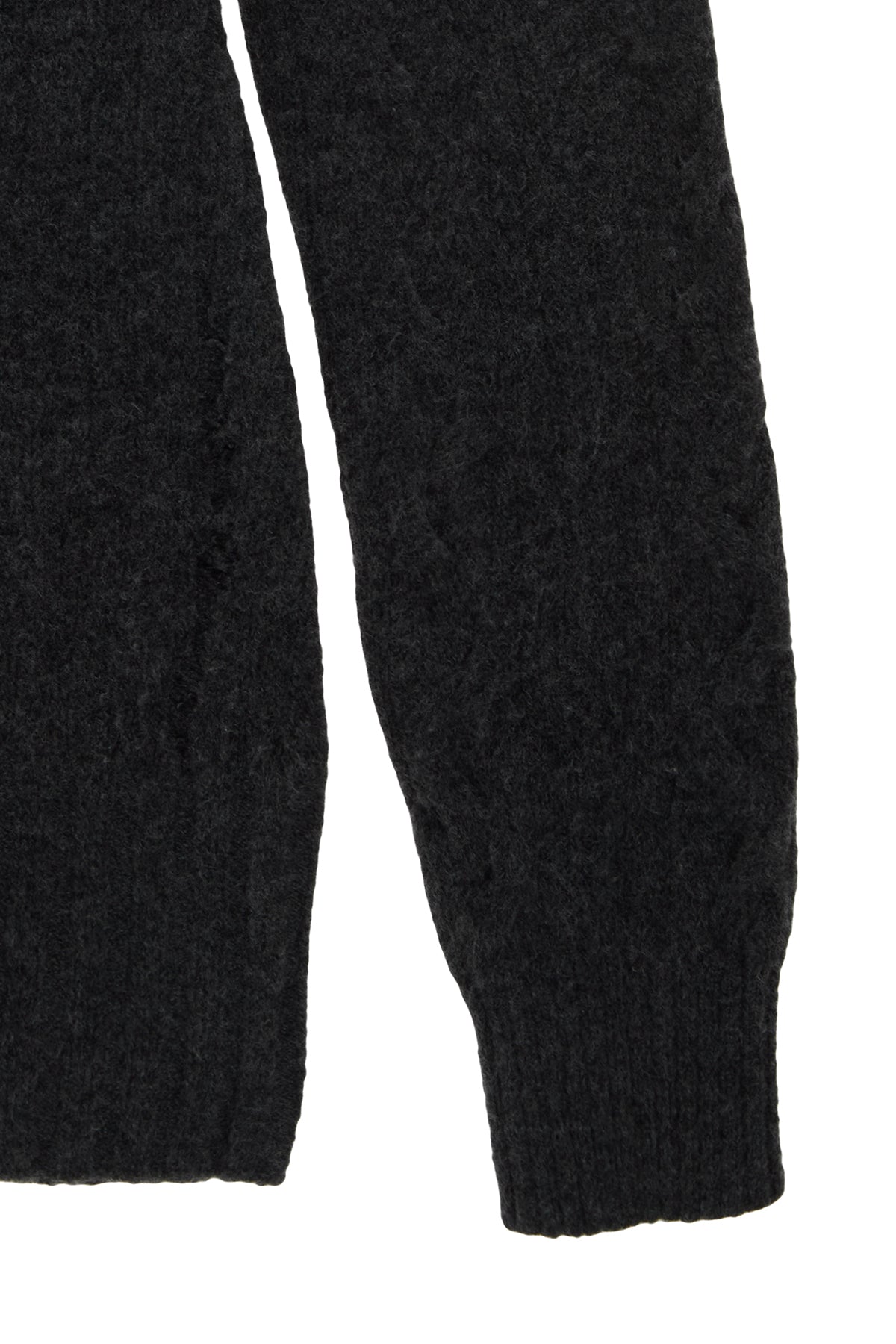 Matinkim Damage Point Cable Knit Dress IN Charcoal