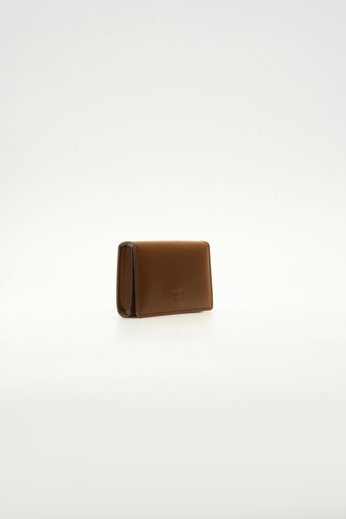 Facade Pattern Classic Card Wallet caramel
