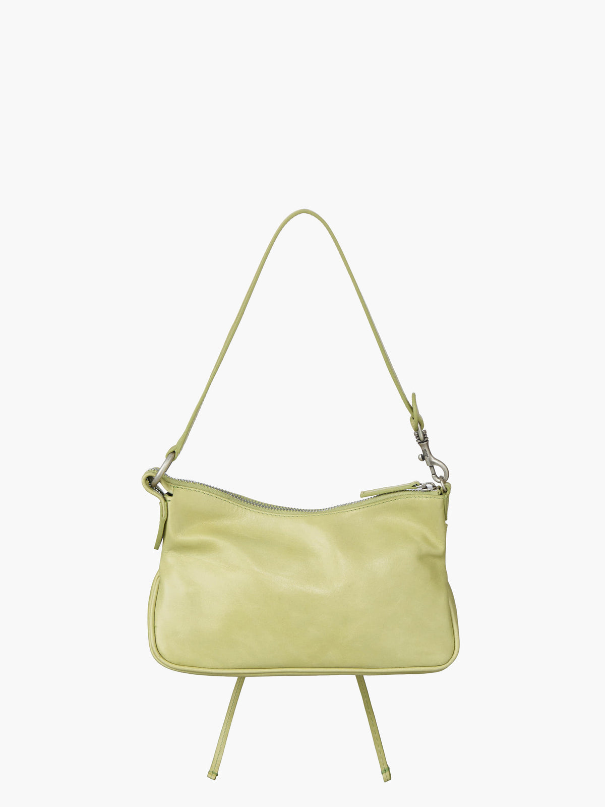 Margesherwood Ribbon Pochette avocado pull-up