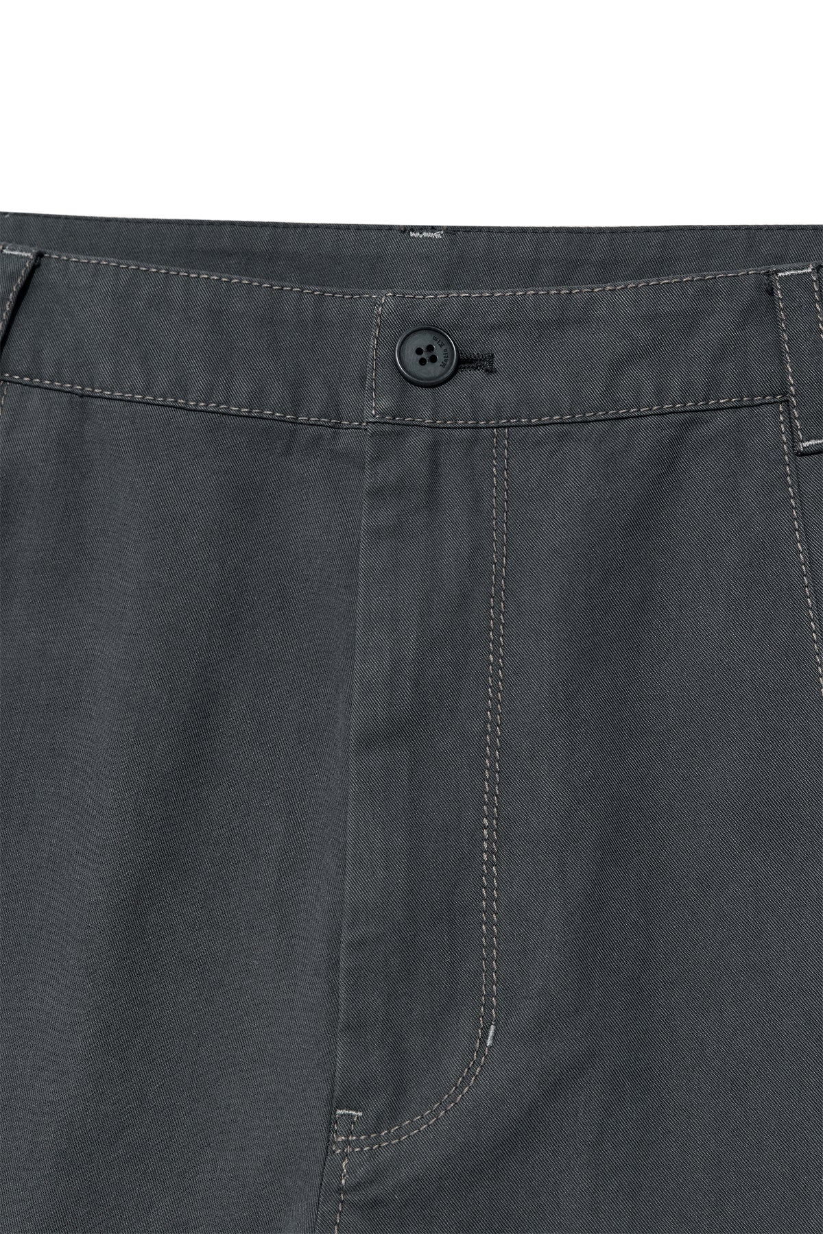 [matinkim] OUT POCKET COTTON CARGO PANTS FOR MEN IN SMOKE BLUE