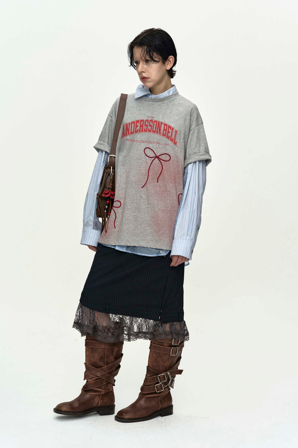 Andersson Bell Ribbon Embroidery Spray T-Shirt