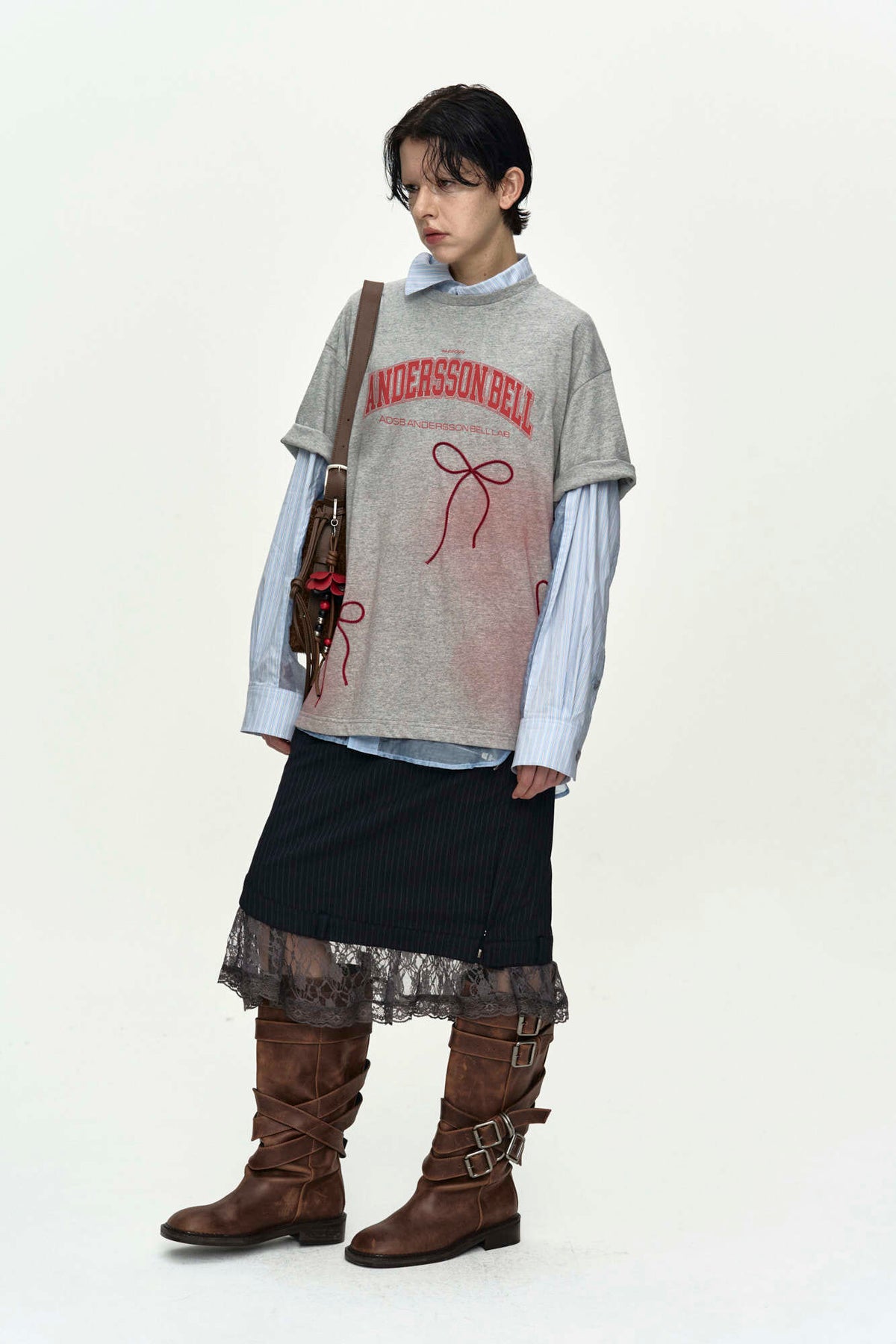 Andersson Bell Ribbon Embroidery Spray T-Shirt