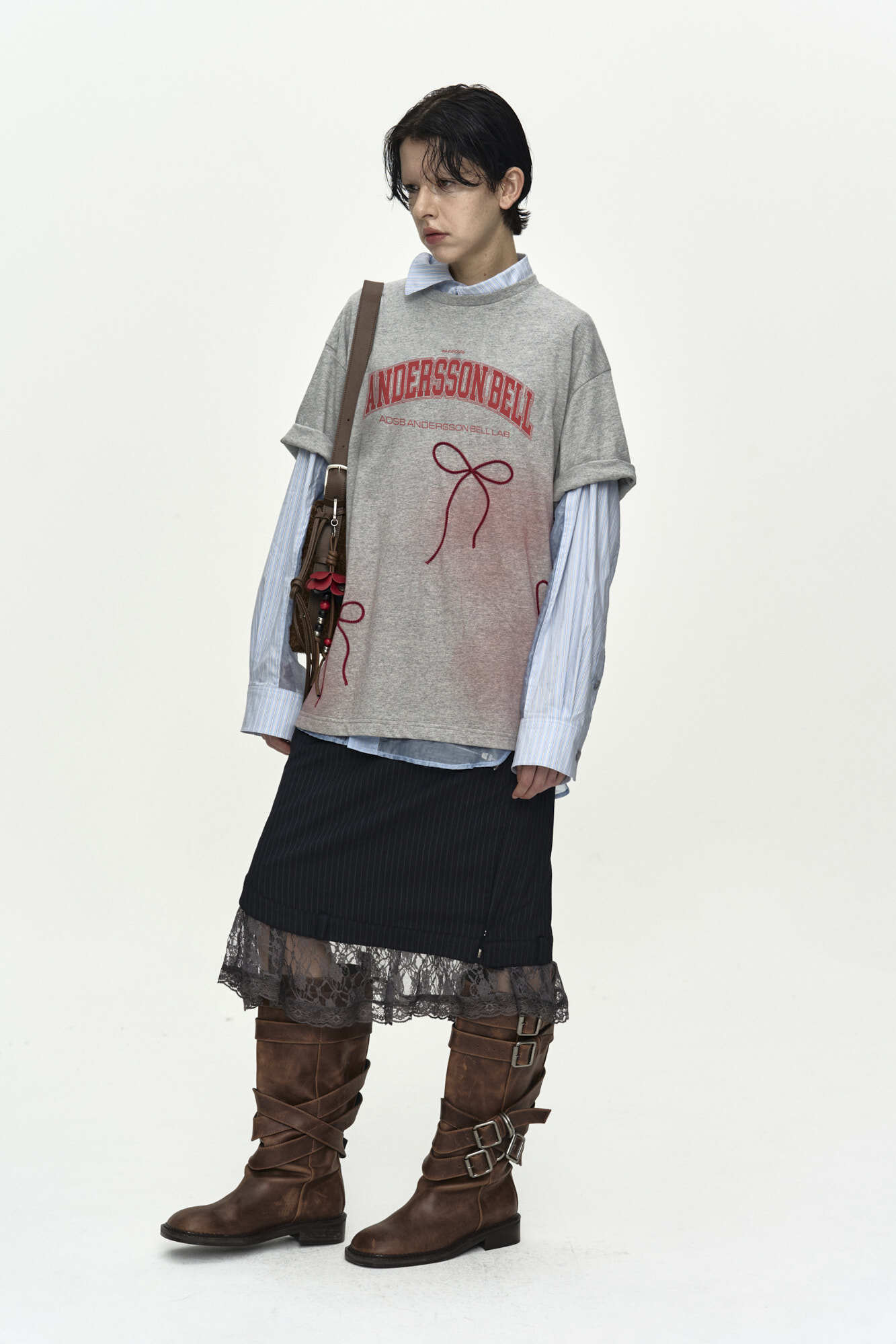 Andersson Bell Ribbon Embroidery Spray T-Shirt