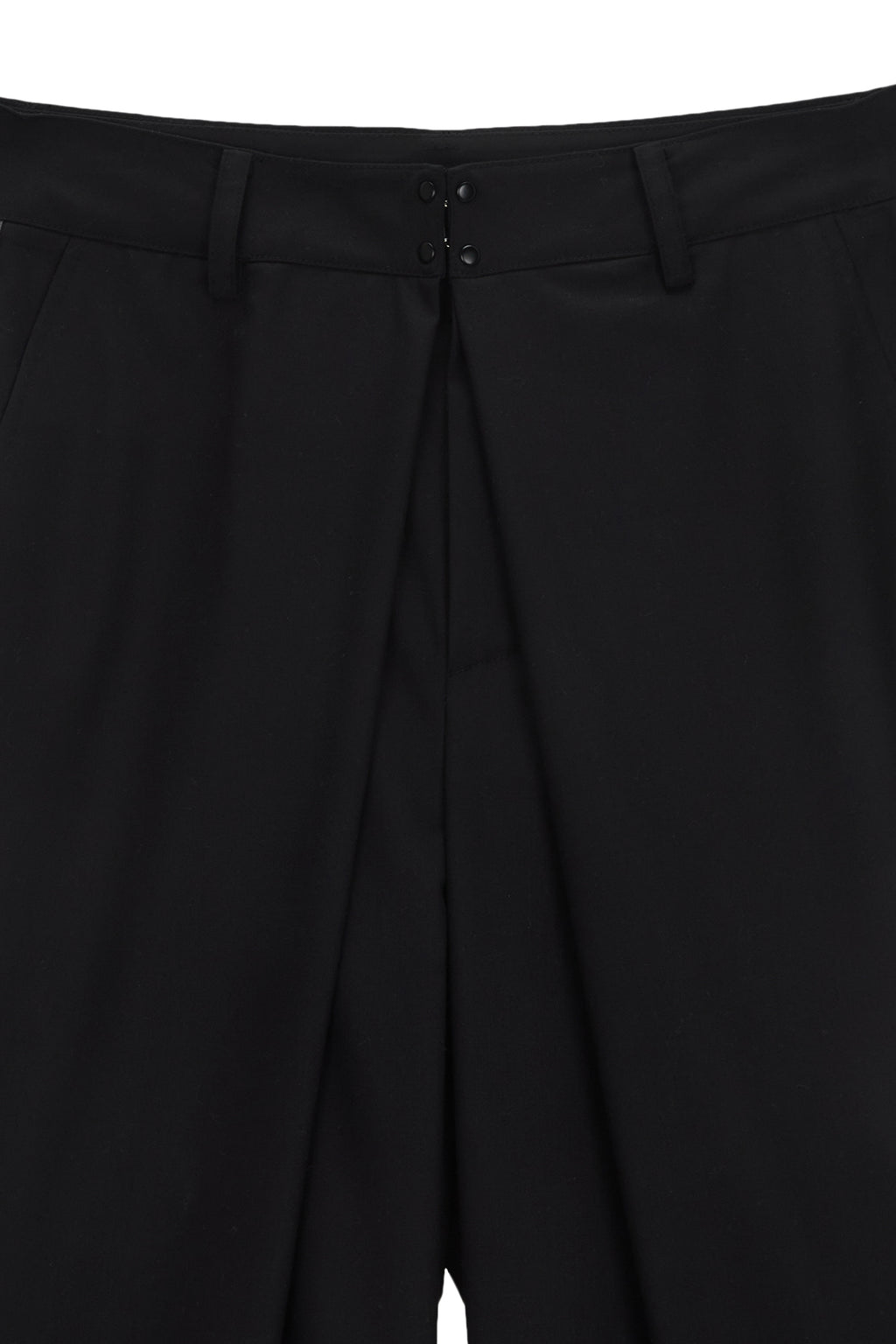 Matinkim Double Waist Hook Trouser IN Black
