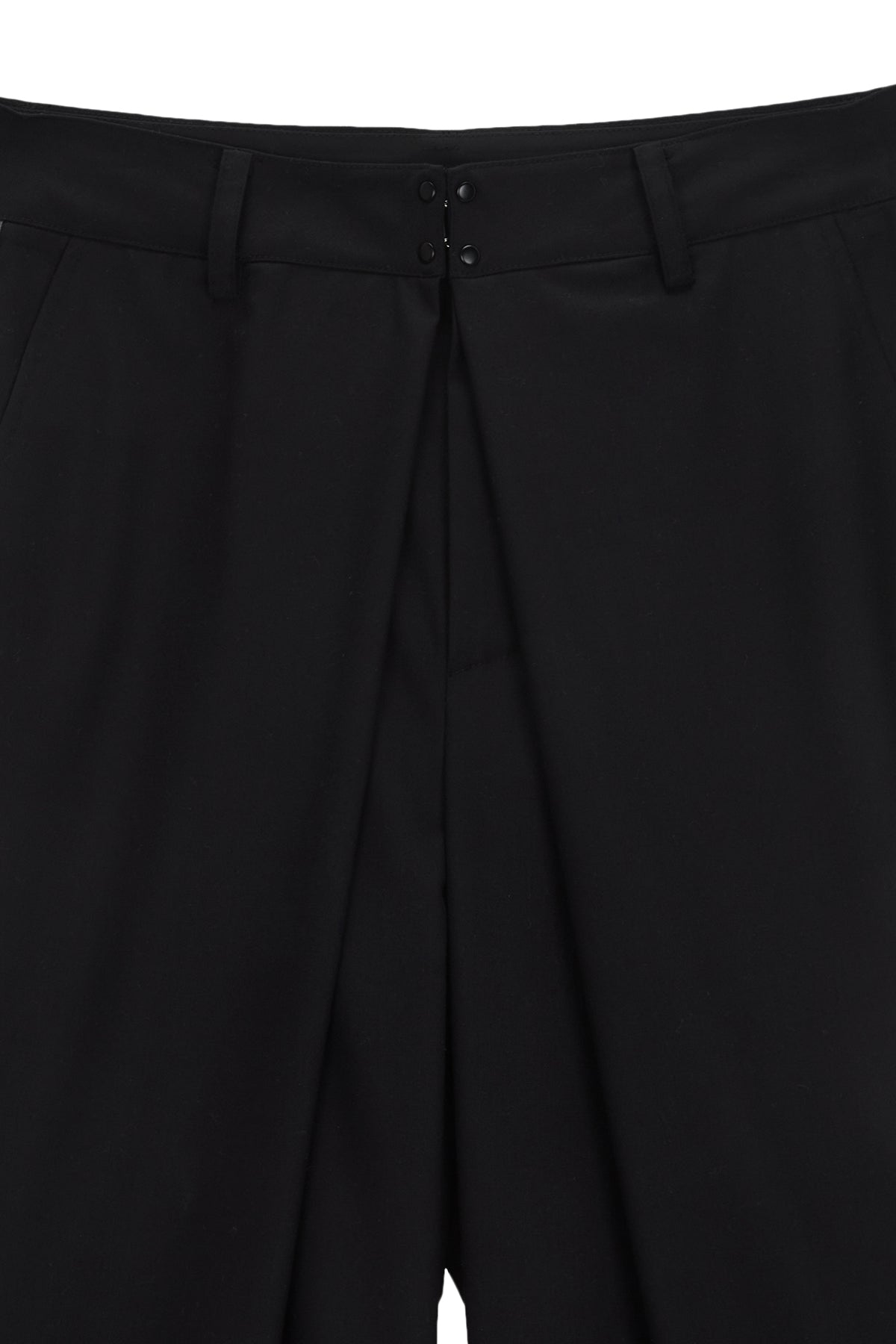 Matinkim Double Waist Hook Trouser IN Black