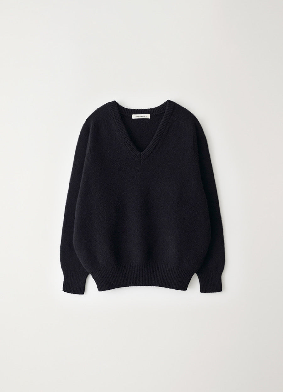 Nothing Written Pound alpaca sweater (Black)