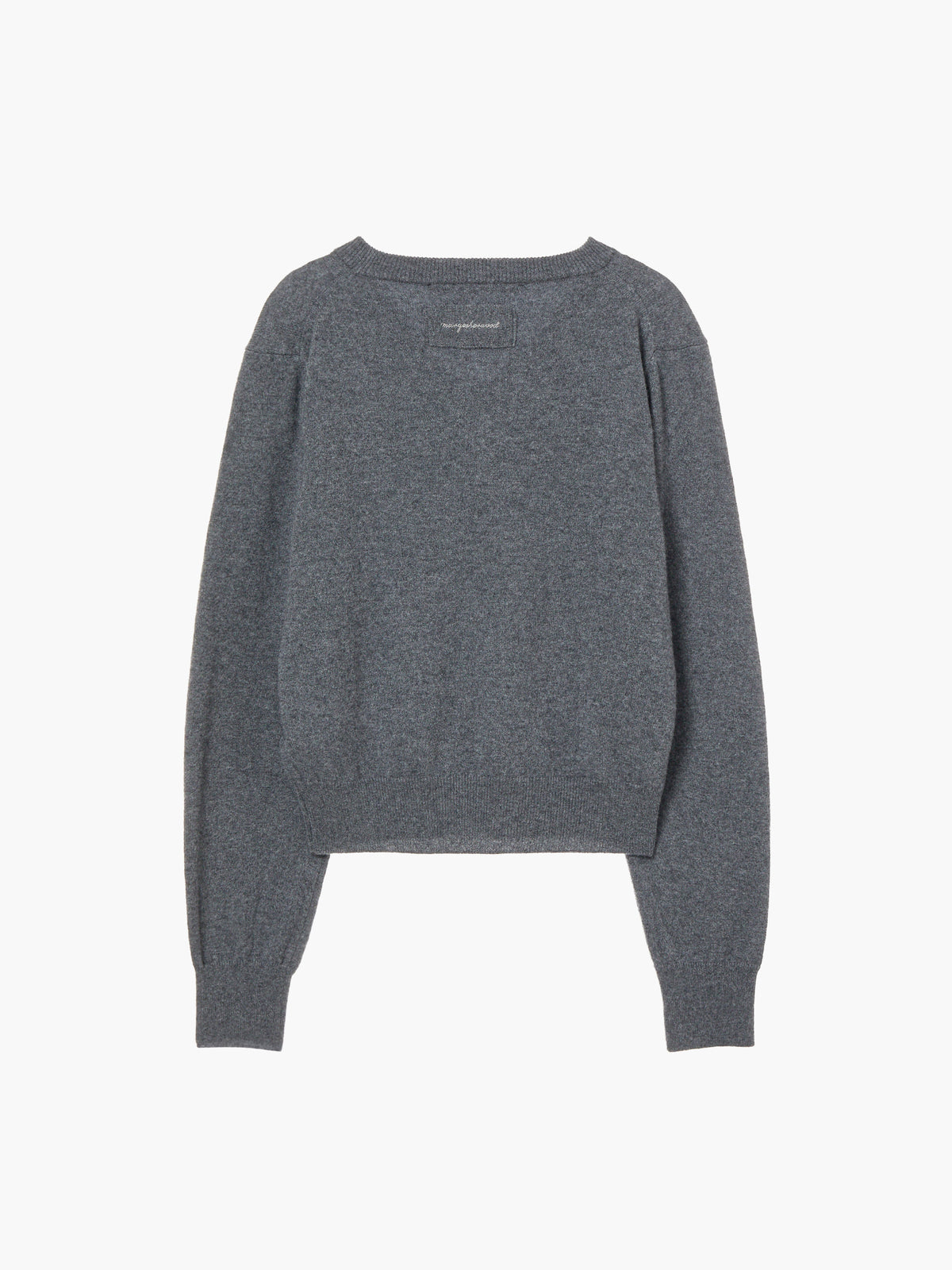 Margesherwood Cashmere V-Neck Pullover grey