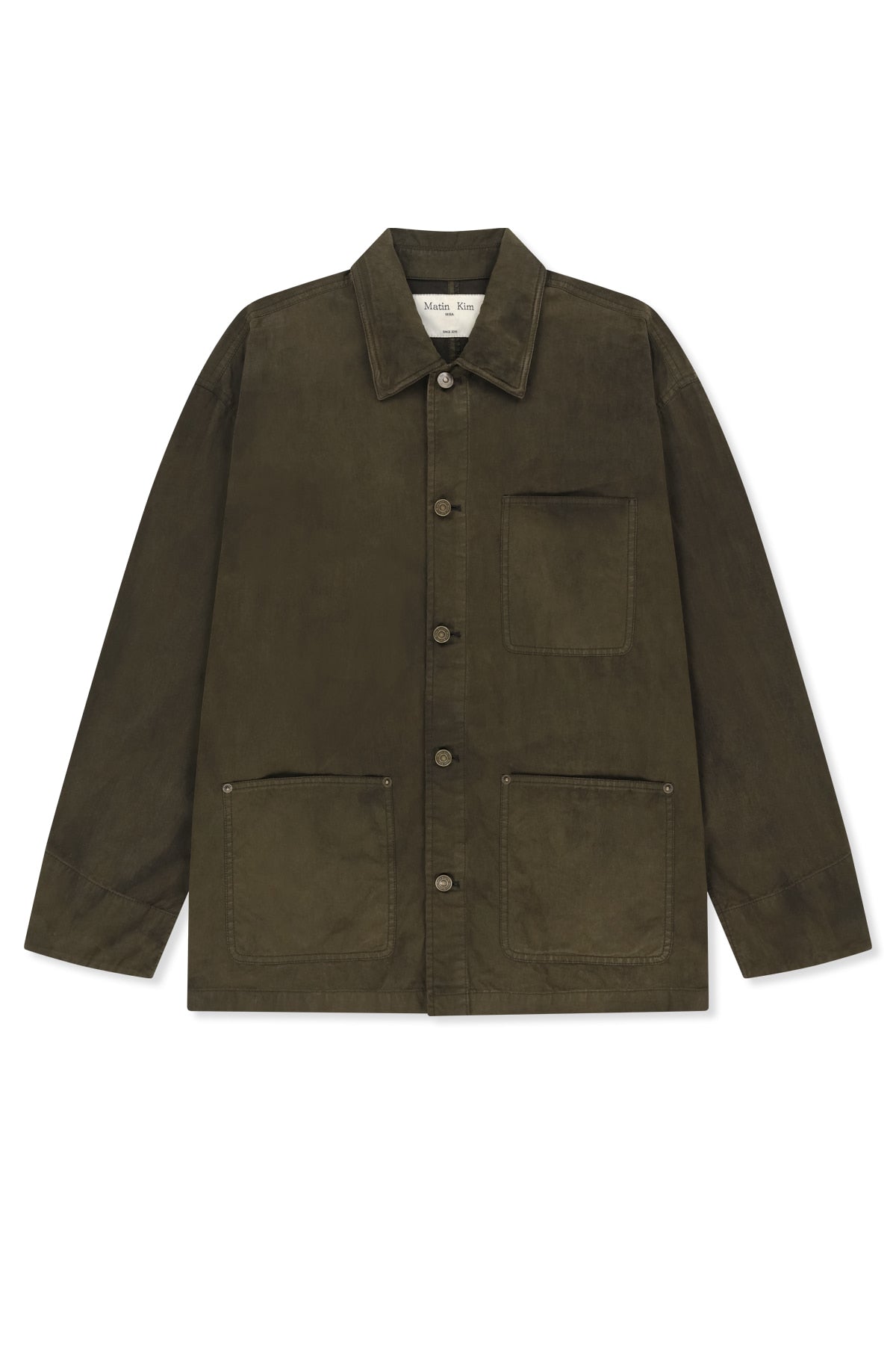 Matinkim Vintage Waxed Work Jacket IN Khaki
