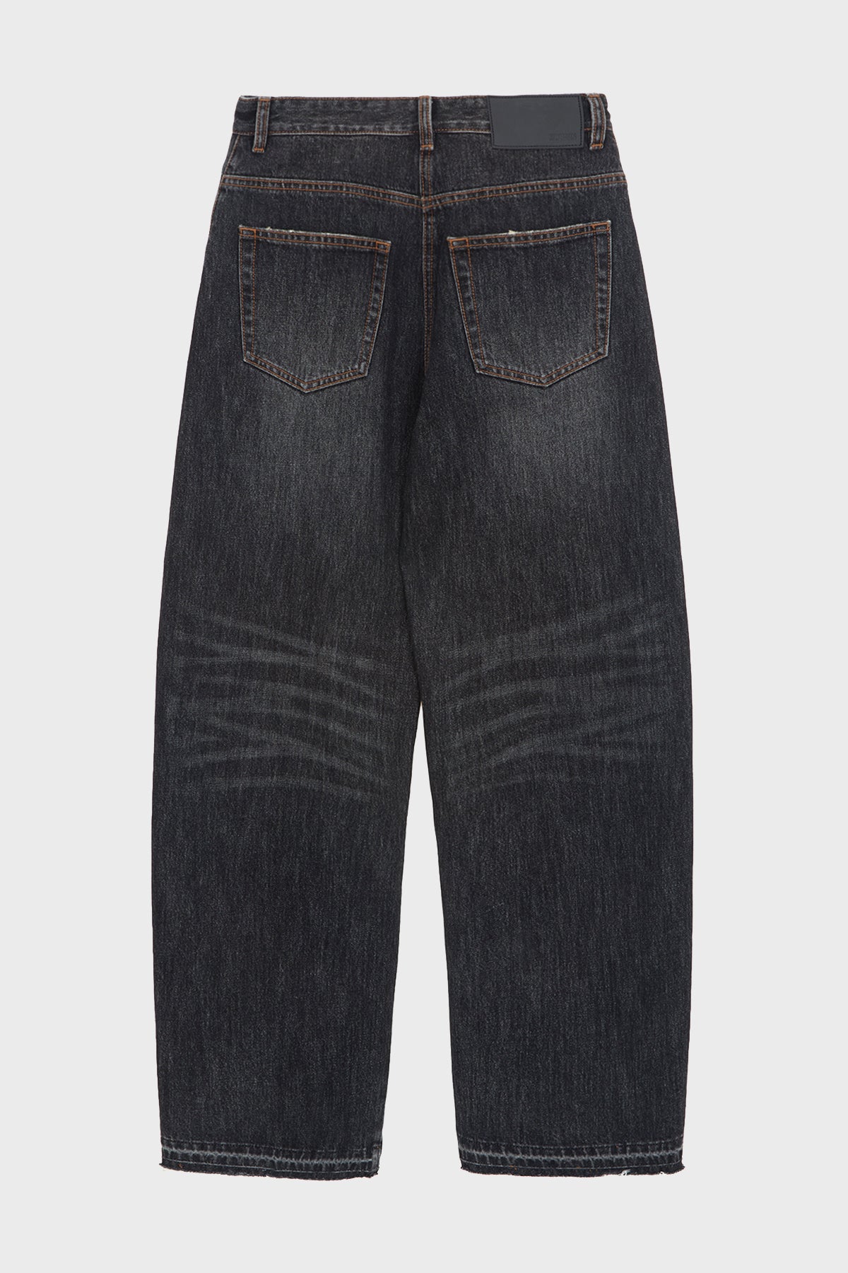 Matinkim Twisted Seam Denim Pants IN Dark Grey