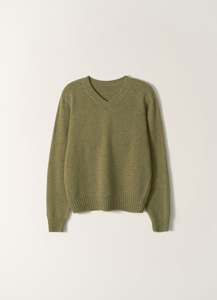 Nothing Written Marsh V-Neck Pullover (Herb Sage)