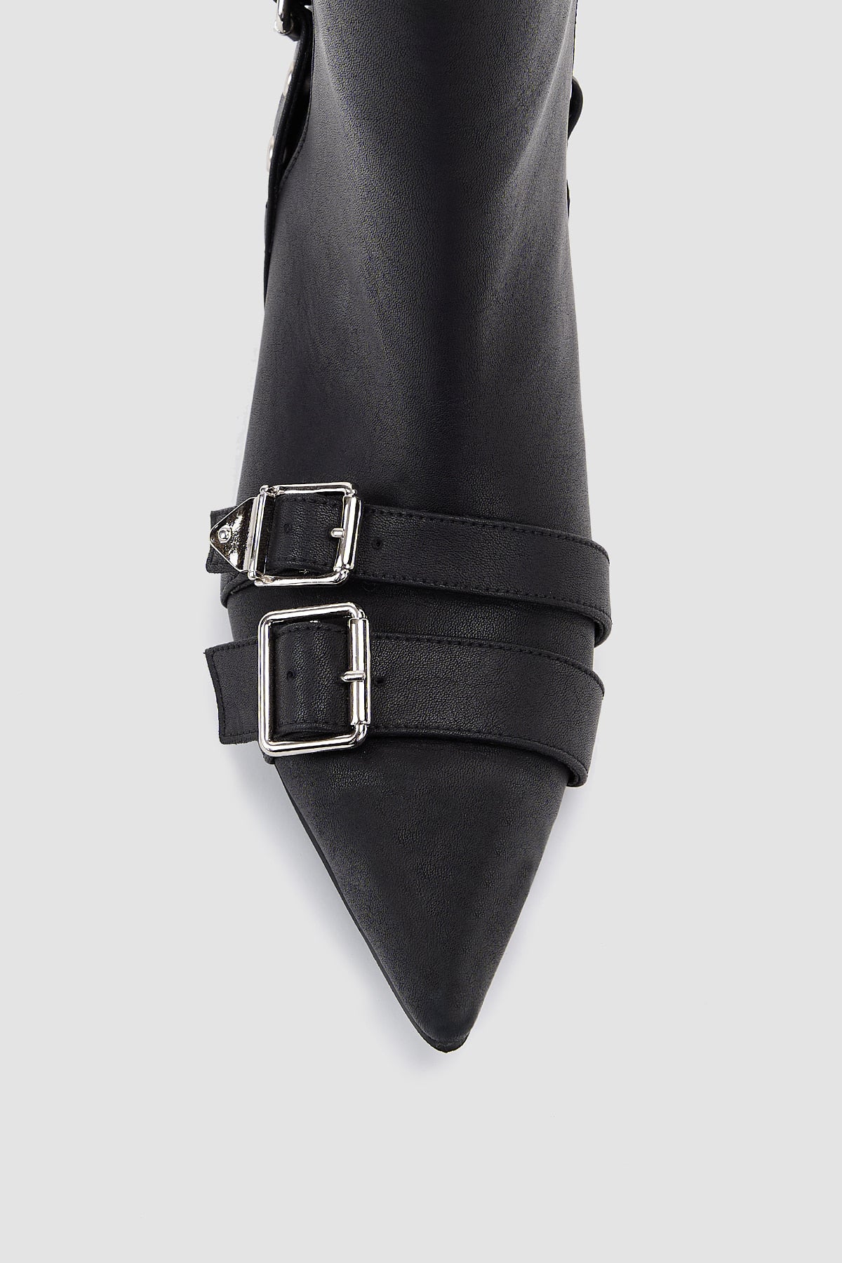 Matinkim Stiletto Ankle Boots IN Black