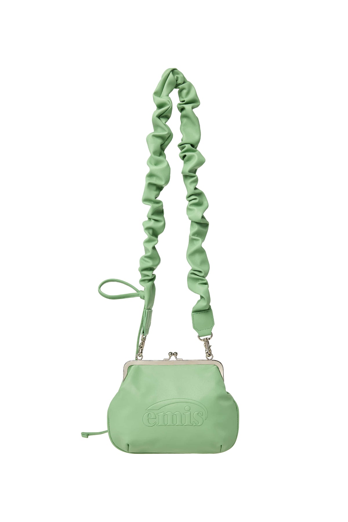 EMIS String Strap Clasp Frame Purse Bag-Green