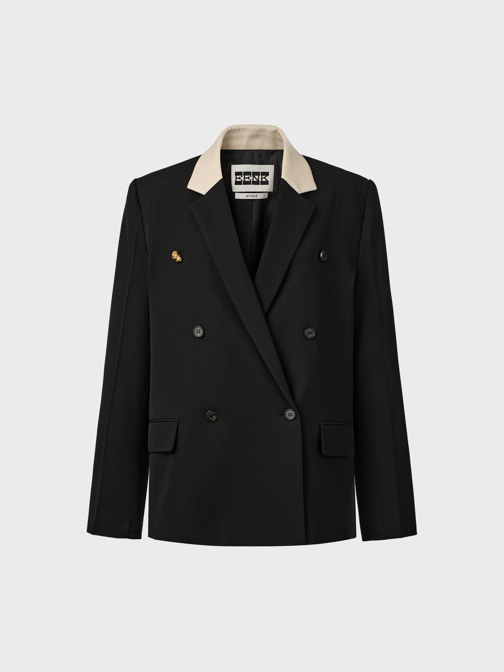 EENK Double-Breasted Blazer - Black