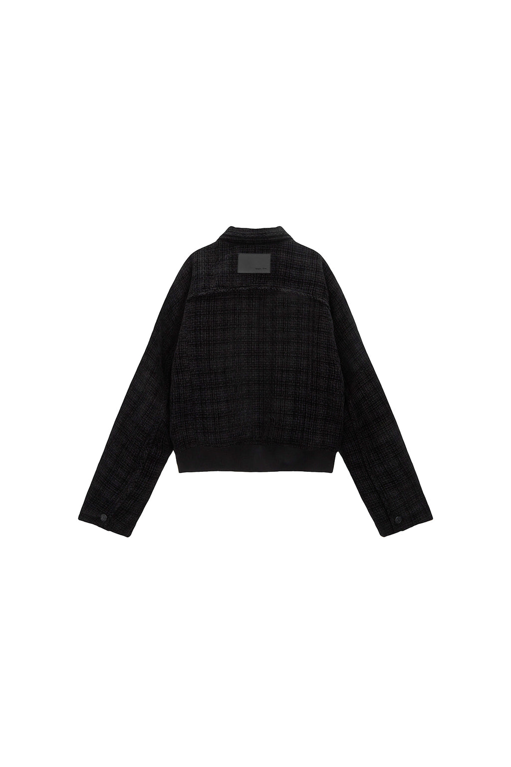 Matinkim Tweed Blouson Jumper For Men IN Black